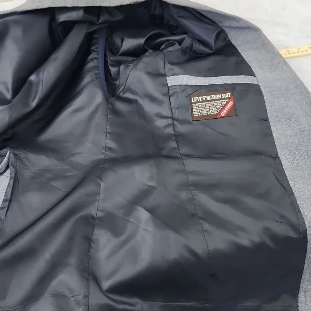 MENSWEAR LEVIS ACTIONS SUIT blazer sizd 46R